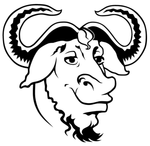 [vectorized "A GNU head"]